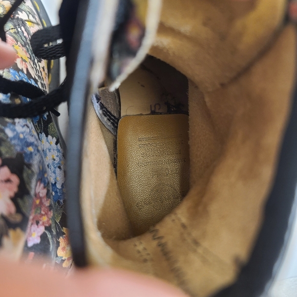 Dr. Martens | Floral Vintage Made in England Combat Boots Size UK 3 - Picture 12 of 14